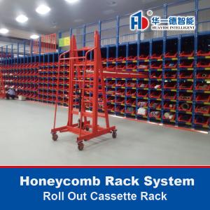 Roll Out Cassette Rack Honeycomb Rack Long Products Racking Cantilever Rack Warehouse Storage Racking
