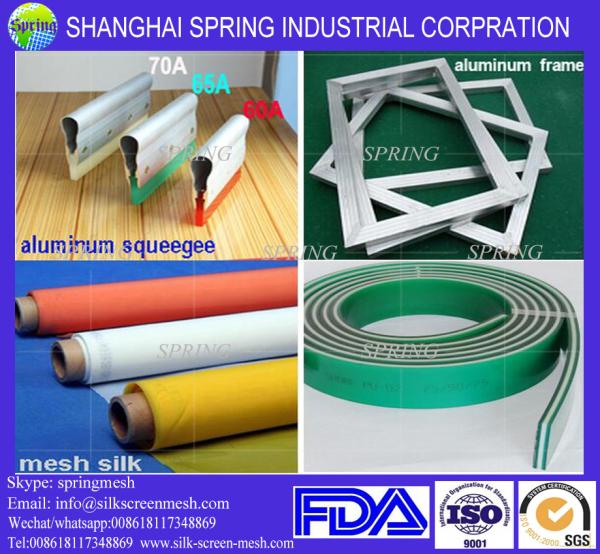 Quality Squeegee, mesh fabric, frame what material do i need for screen printing/Squeegee for sale