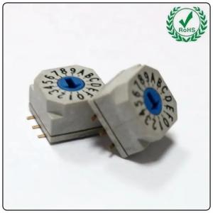 Buy cheap Mini 10X10mm SMD Rotary Switch PEC-16S Positions BCD Digital Multi Gear product