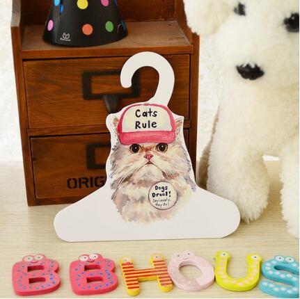 Quality Pets cat lovely Clothes Flexo Printing	Custom Cardboard Hangers for sale