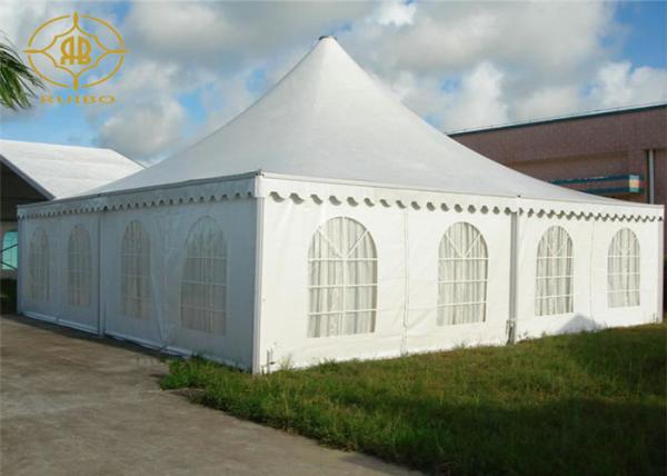 Quality Quadrilateral Pagoda Wedding Gazebo Tent Professional Fire Resistance for sale