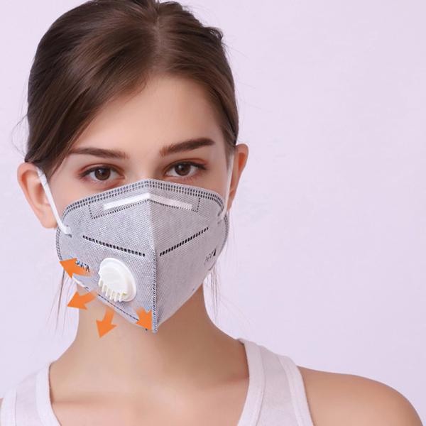 Waterproof Valved Dust Mask For PM2.5 , Vehicle Exhaust , Woodwork