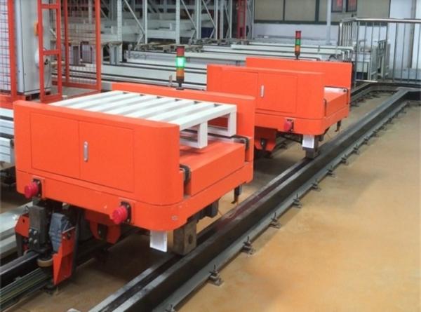 Warehouse Automated Storage Material Handling Guided Vehicle RGV Automated
