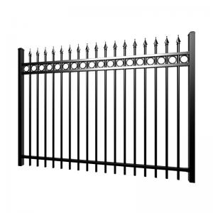 Buy cheap Aluminum Iron Wrought Fence 4ft 5ft 6ft 8ft Metal Picket Ornamental Iron Garden Gate product