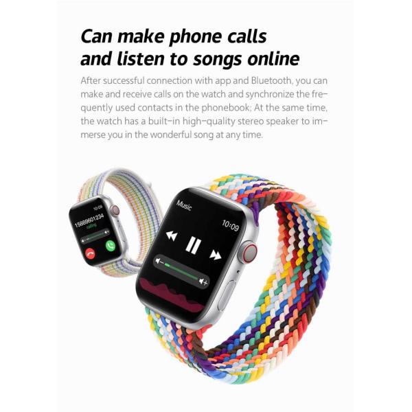 1.78inch Square Screen heart rate Android Compatible Smartwatch With Fitness Tracker