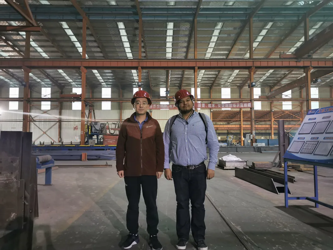 Water Proofing Prefabricated Galvanized Light Construction Steel Structure for Sale