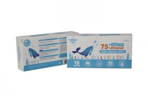 China Disinfectant Kill Germs 10 Pieces Individual Flushable Wipes on sale