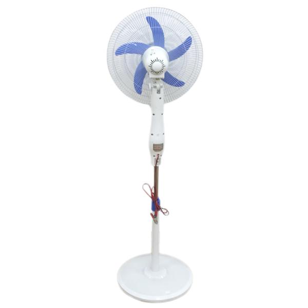 AC DC Operated Oscillation 3 Speed Cooling Stand 16 Inch Floor Fan Rechargeable