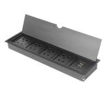 Multimedia Conference Table Socket , 110V-240V Desktop Socket Information Box