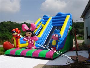 Buy cheap bounce round inflatable water slide , inflatable dry slide product