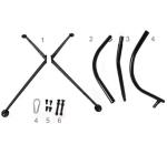 Customized C Type Hammock Stand Stable Operation Corrosion Proof