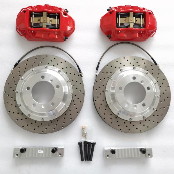 Metal 4 Pot Brake Kit Brembo GT4 355*28mm Drilled For Porsche 987 Rear