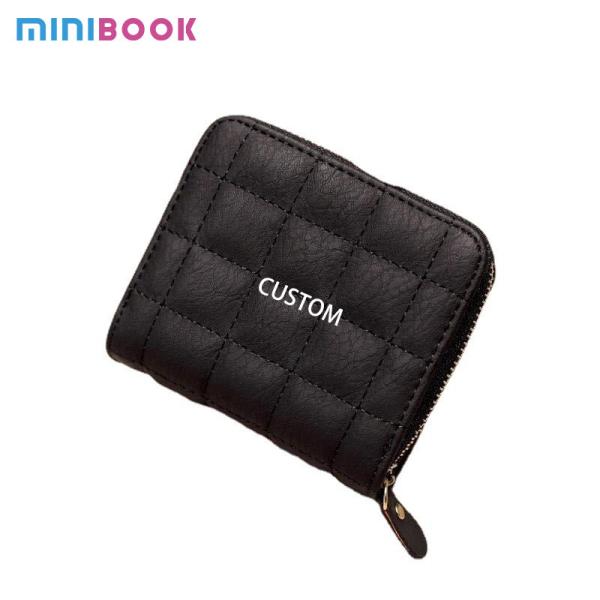 Quality Short Korean Style Mini Small Wallet Women's Bag with Custom Logo and Zipper Closure for sale