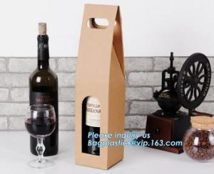 China Wine Packing Kraft Paper Bag with Twist Handle,Eco-friendly cmyk gold color custom printing paper wine gift bag bagease on sale
