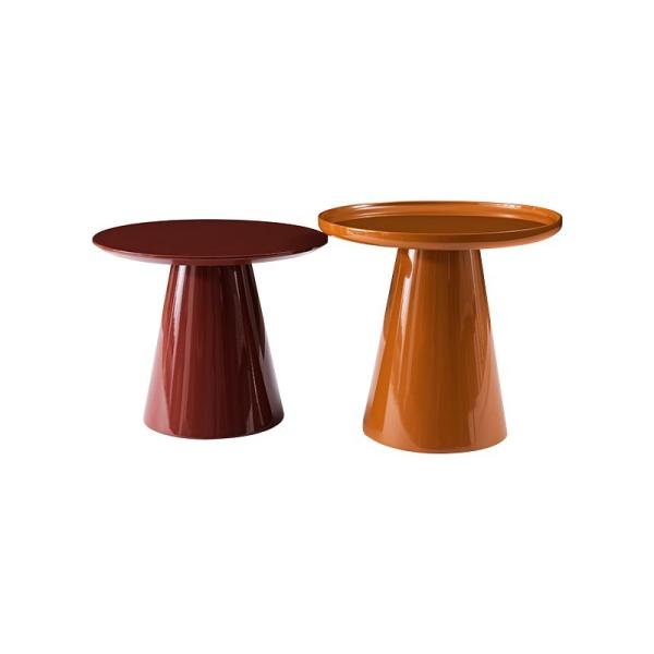 Quality Modern Sofa Side Table Art Colour Fiberglass Bedside Chairside Table for sale
