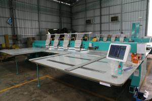 Multi Head  Computerized Embroidery Machine / Flat Embroidery Equipment