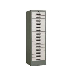 China KD Structure Metal Storage Cabinet With 15 Drawers Storage Metal Office Furniture on sale