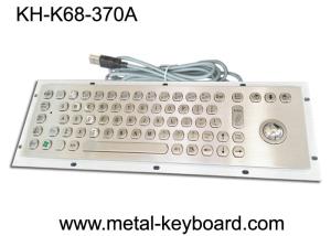 Buy cheap Mounted 67 Keys Industrial Computer Keyboard , Dust Proof Keyboard In Metal product