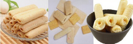 Inflating Core Filling Snacks Making Machine / Corn Puff Snack Production Line