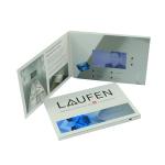custom design A5 size 4.3 inch video brochure,LCD video mailer for event