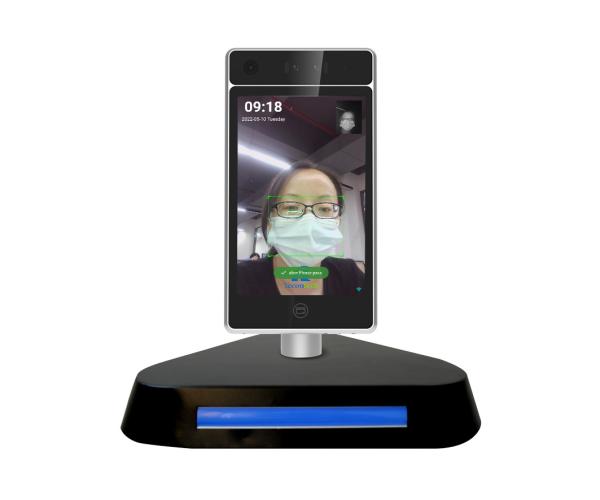 Quality Desk Top Facial Recognition Access Control Time Attendance Android 11 IP67 for sale