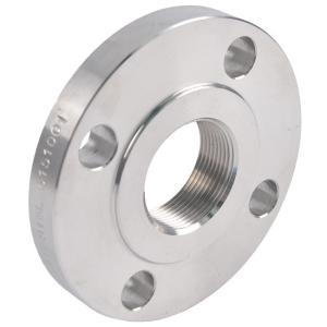 China Titanium Threaded Flange Gr5 ASTM B16.9 Dn50 Pn25 Petroleum chemical on sale