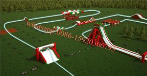 Buy cheap largest inflatable obstacle course inflatable 5k hung-ho run product