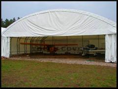 China Low cost, 14m wide Airplane Hangar for small plane, Portable Storage Buildings on sale
