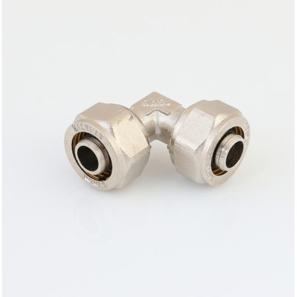brass compression pex pipe fittings Elbow Double with plated for pex-al-pex pipe fittings