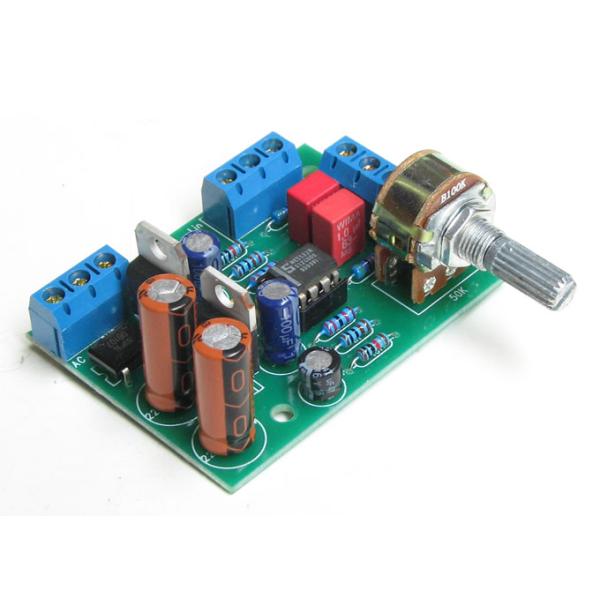 NE5532 Preamp Tone Board Amplifier Kit 3.5mm RCA Terminal Breakout Board 12-18V DC