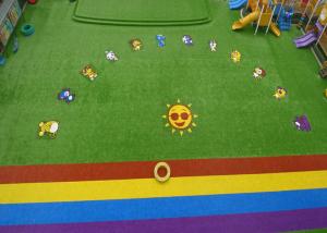 Buy cheap Custom Natural Green Coloured Artificial Grass For Garden Playground product