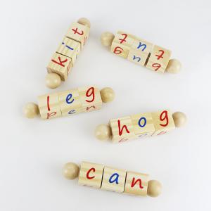 China Alphabet Children Wooden Toys Blocks For Montessori Kindergarten Teaching on sale