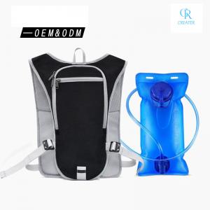 China Waterproof Nylon Travel Cycling Bag Backpack Reflective Outdoor Hydration Bicycle on sale