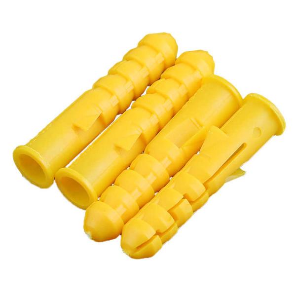 Customized Plastic Expansion Anchor Hex Head Plastic Wall Plug With Ring Anchor