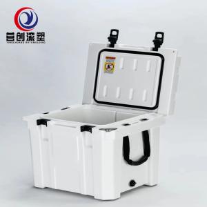 Buy cheap Handle Included Rotomolded Cooler Box With Lid And Tie Down Points product