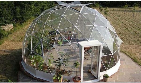 Quality 4M - 10M PVC Cover Metal Frame Garden Clear Geodesic Dome Tent For Sale Dome Party Tents for sale