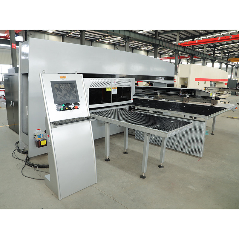 ES300 Full Servo CNC Turret Punch Press 32 Stations Auto Index Punching Machine