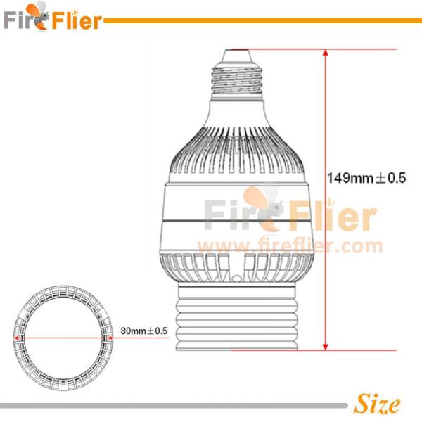 E26 E27 LED Bulb 40W replacement of 200W incandescent bulb, 100W HPS and MH Lamp