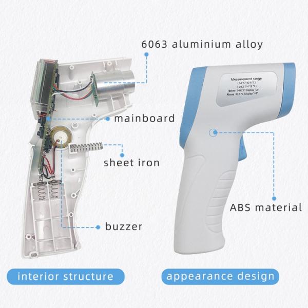 High Accuracy Digital Infrared Thermometer 35-42℃ 95-107°F Measuring Range
