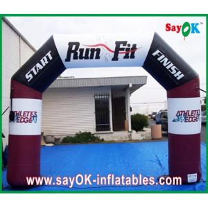 Inflatable Finish Line Arch Rental Colourful Double Gate Inflatable Entrance