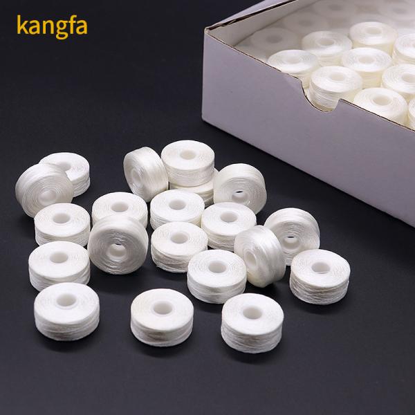 75D/2 Size L 144pcs/Box High Tenacity Polyester White Black Machine Bobbin