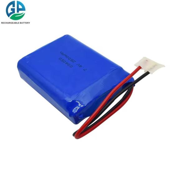 KC UL CB Approved Li Ion Rechargeable Battery 7.4V 2500mah 804050 Lithium Ion Polymer Lipo Battery