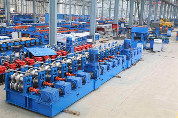 Quality W Profile Highway Guardrail Roll Forming Machine 380v 50hz Two Waves Three Waves for sale
