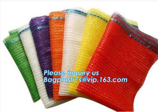 100% pe raschel mesh bag for onions ,potatoes , other vegetables,PP net vegetables leno mesh bag Color raschel PP PE mes
