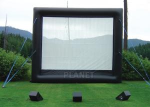 Buy cheap Safety Inflatable Movie Screen Rental  / Inflatable TV Screen Reinforced Oxford Cloth product
