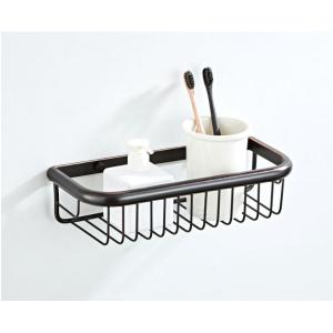 China black Bronze Bathroom Towel Rack  Metal Wire Shelf Organizer Storage on sale