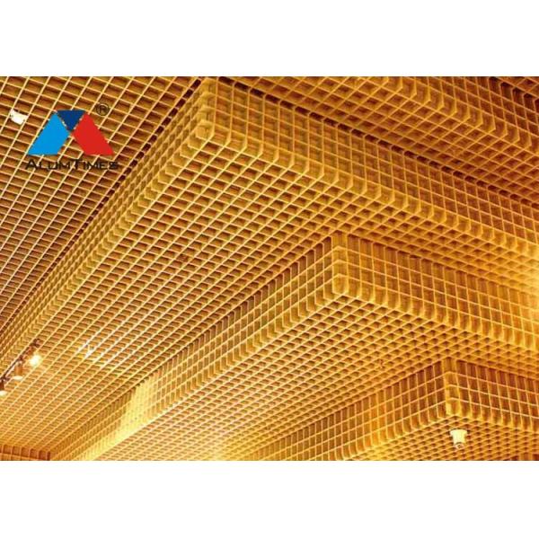 Multifunction Aluminium Grid Ceiling , Fire Rated Metal Grid Ceiling Tiles ODM