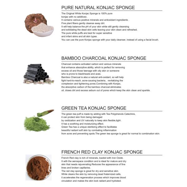 Skincare Exfoliating Goose Yellow Heart Konjac Sponge Organic