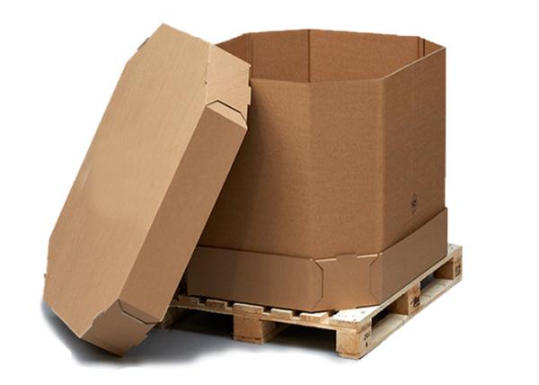 Quality Recyclable Paper Liquid Package IBC Tank Container 220l With Valve for sale
