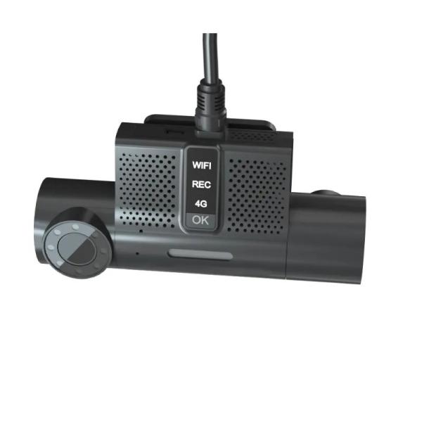 1080P 4G GPS Vehicle Mobile Mini Dashcam Video Recorder with 2ch Inputs 1ch
